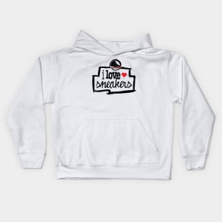 I Love Sneakers Bred Kids Hoodie